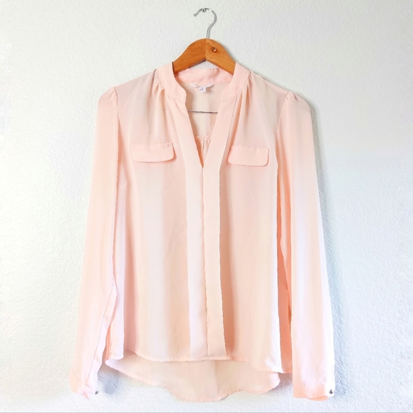 Candie's Peachy Pink Medium Blouse - Picture 1 of 4